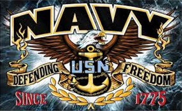 US Navy Blue Background Pen Blank