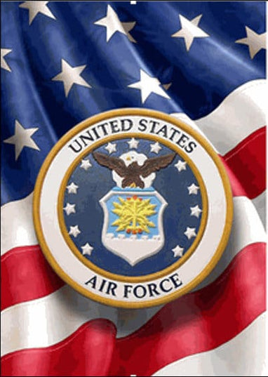 US Air Force with flag Pen Blank