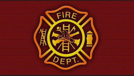 Fireman on Red Pen Blank