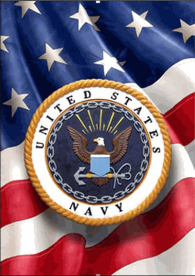 US Navy with Flag Pen Blank