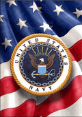 US Navy with Flag Pen Blank