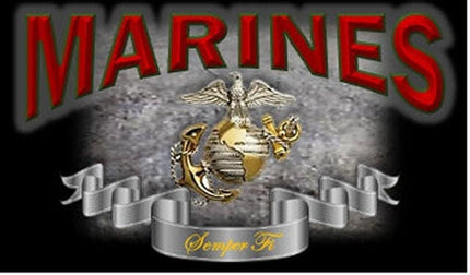 Licensed US Marine Pen Blank Gray