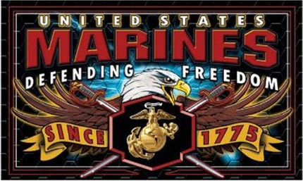 Licensed US Marine Pen Blank Black