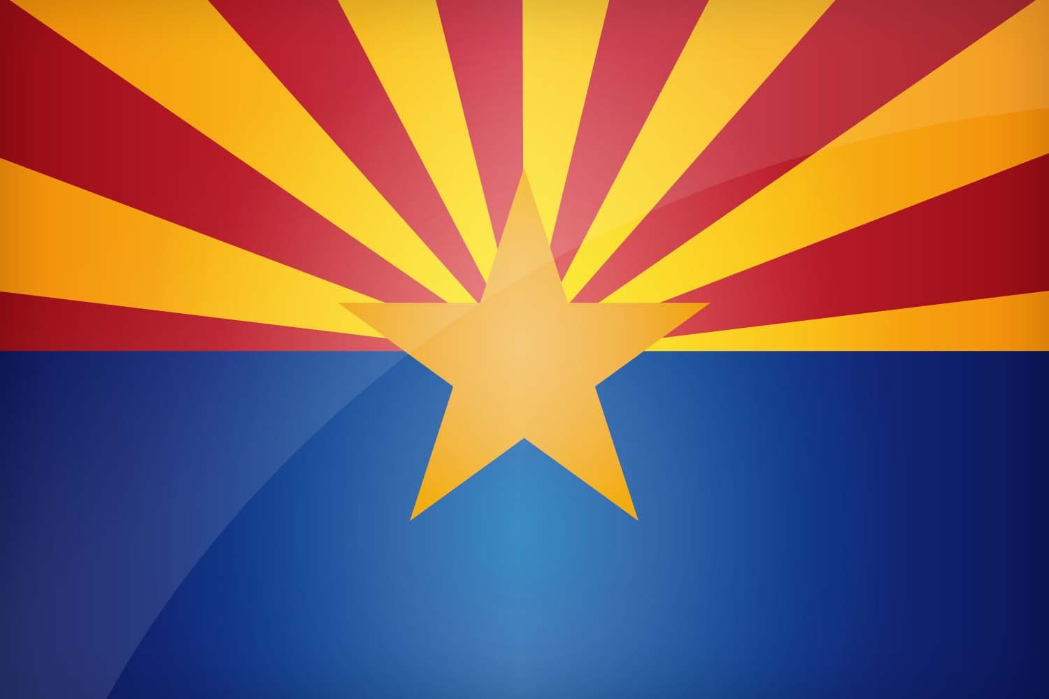 Arizona State Flag Pen Blank
