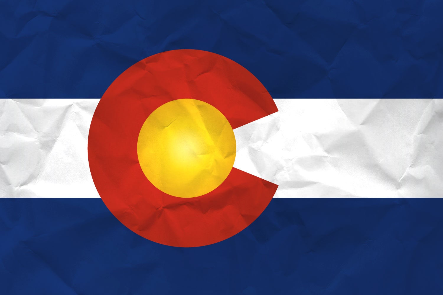 Colorado State Flag Pen Blank