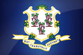 Connecticut State Flag Pen Blank