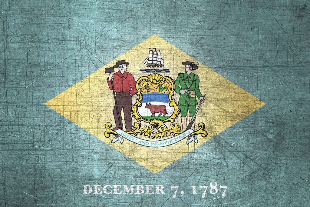 Delaware State Flag Pen Blank