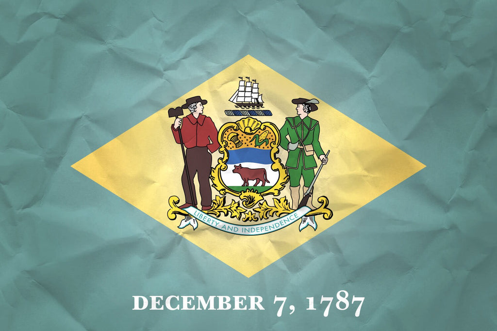 Delaware State Flag Pen Blank