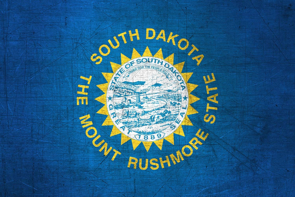 South Dakota State Flag Pen Blank