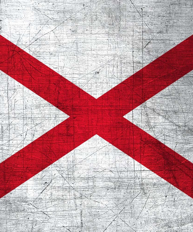 Alabama State Flag Pen Blank