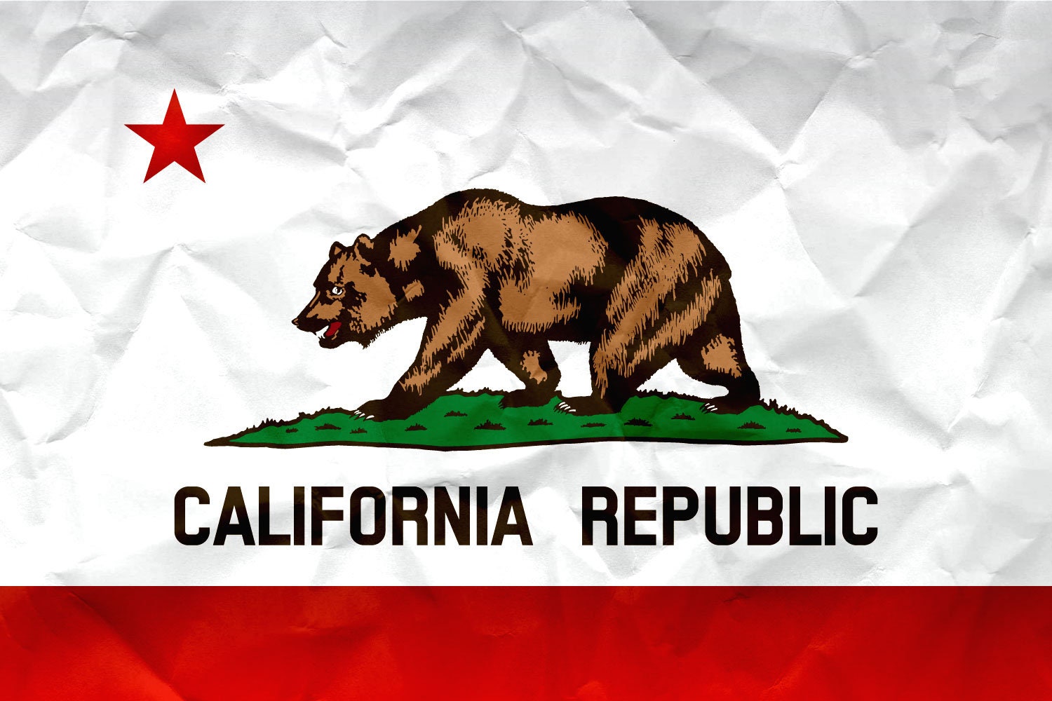 California State Flag Pen Blank
