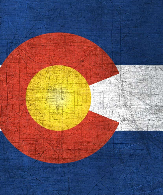 Colorado State Flag Pen Blank