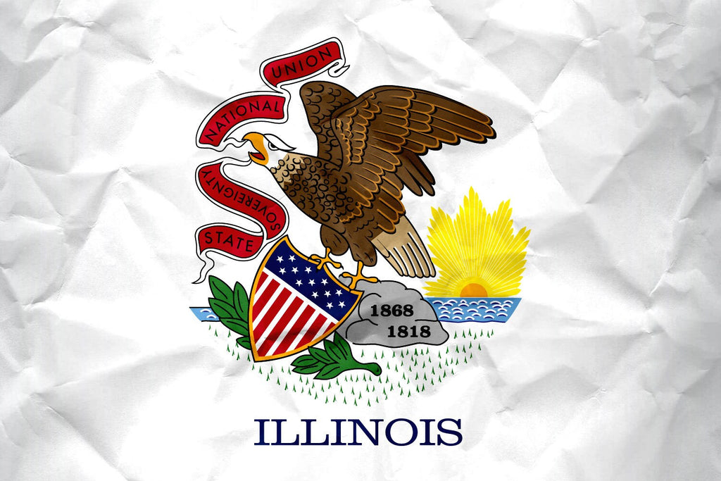 Illinois State Flag Pen Blank