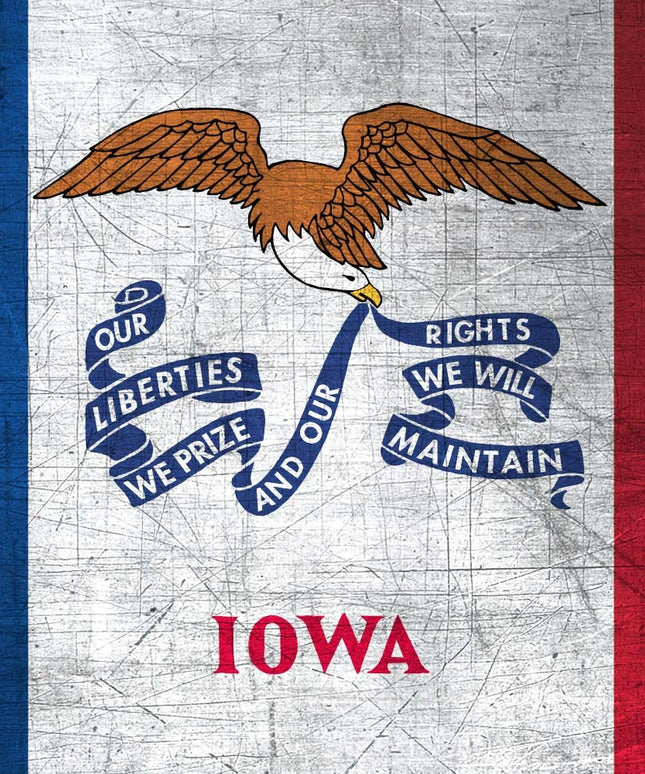 Iowa State Flag Pen Blank