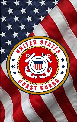 US Coast Guard Red on Flag
