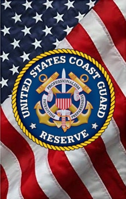 US Coast Guard Reserve on Flag