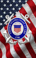 US Coast Guard Anchor on Flag