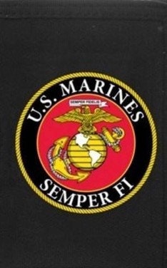 Licensed US Marine Semper Fi Black