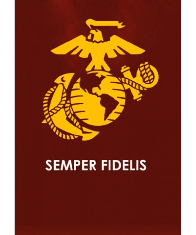Licensed US Marine Semper Fi Red