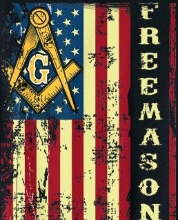 Freemason Grunge Flag