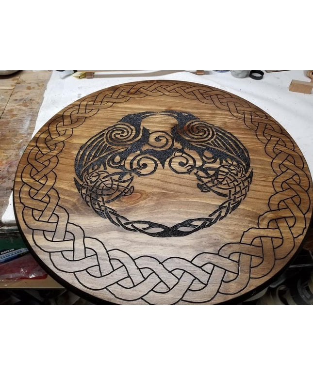 Custom Hand Carved Odin’s Raven