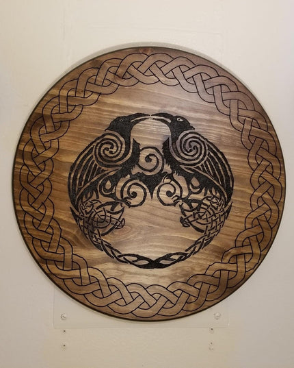 Custom Hand Carved Odin’s Raven