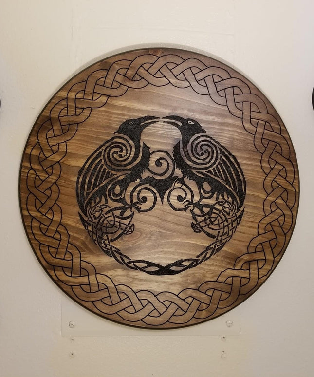 Custom Hand Carved Odin’s Raven