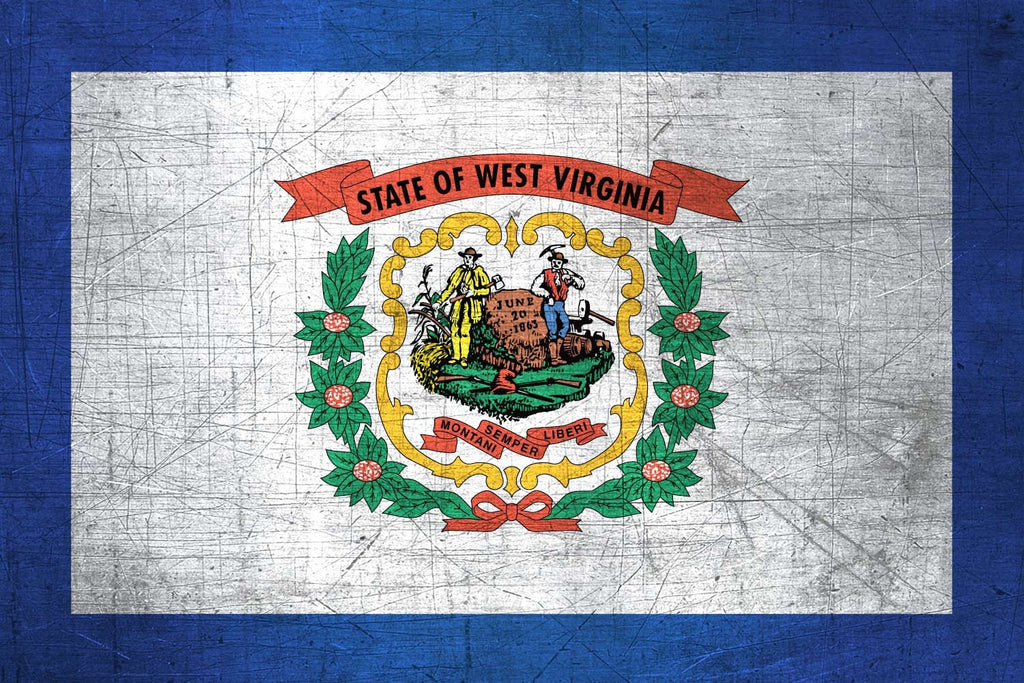 West Virginia State Flag Pen Blank