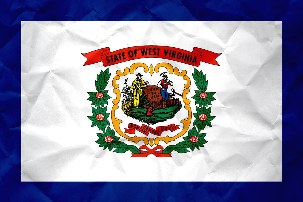 West Virginia State Flag Pen Blank