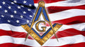 Square and Compass on US Flag