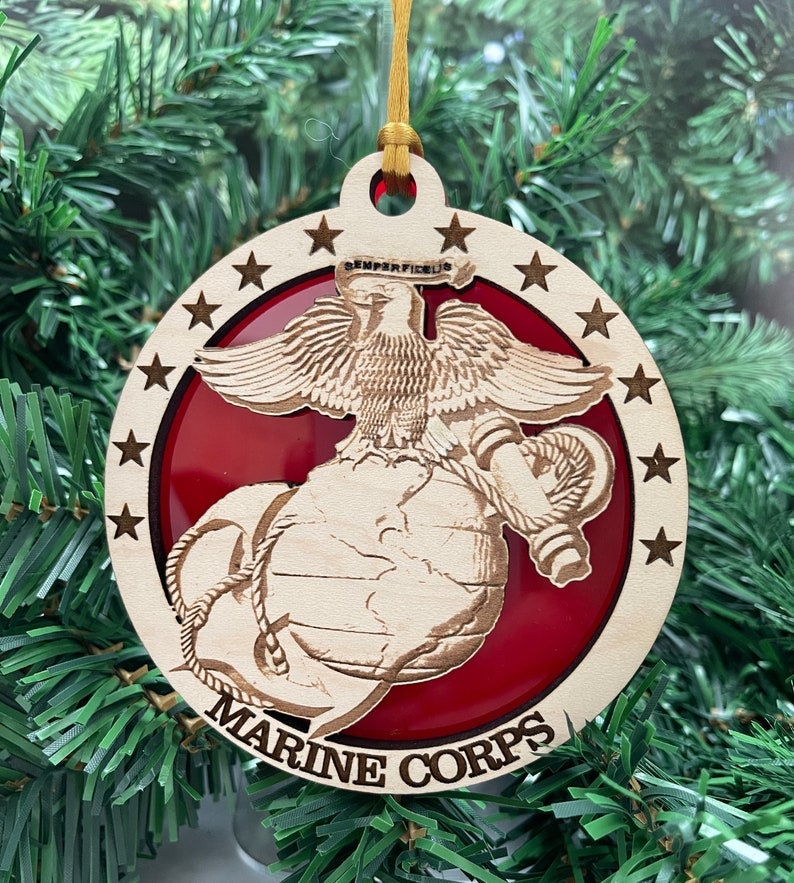 Proud Marine Veteran Ornament