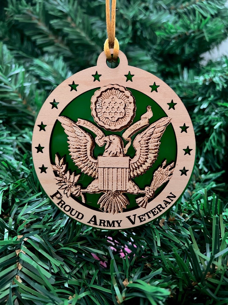 Proud Army Veteran Ornament