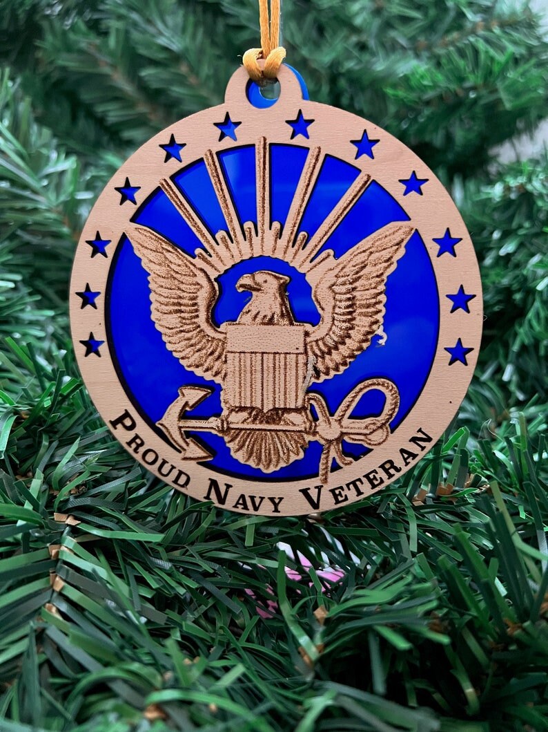 Proud Navy Veteran Ornament