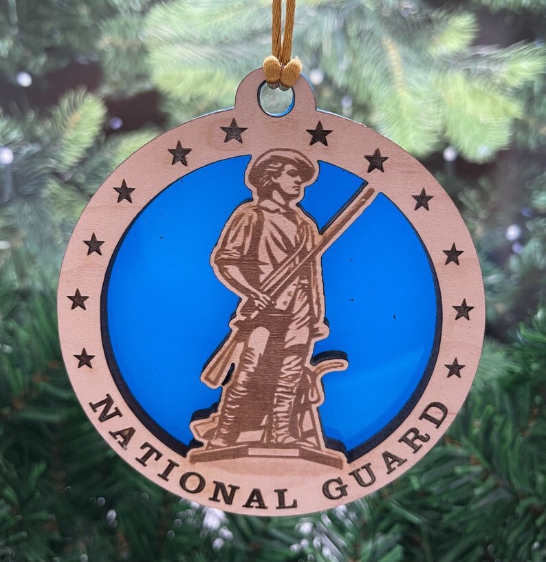 US National Guard Ornament