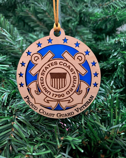 Set of 6 Proud Veteran Ornaments