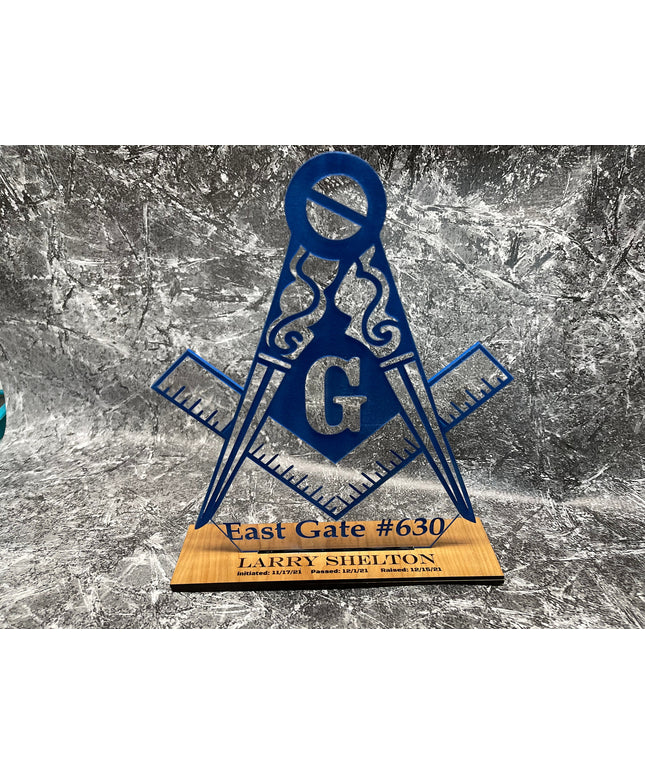 Custom Master Mason Acrylic Award