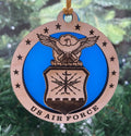 US Air Force Shield and Eagle Ornament