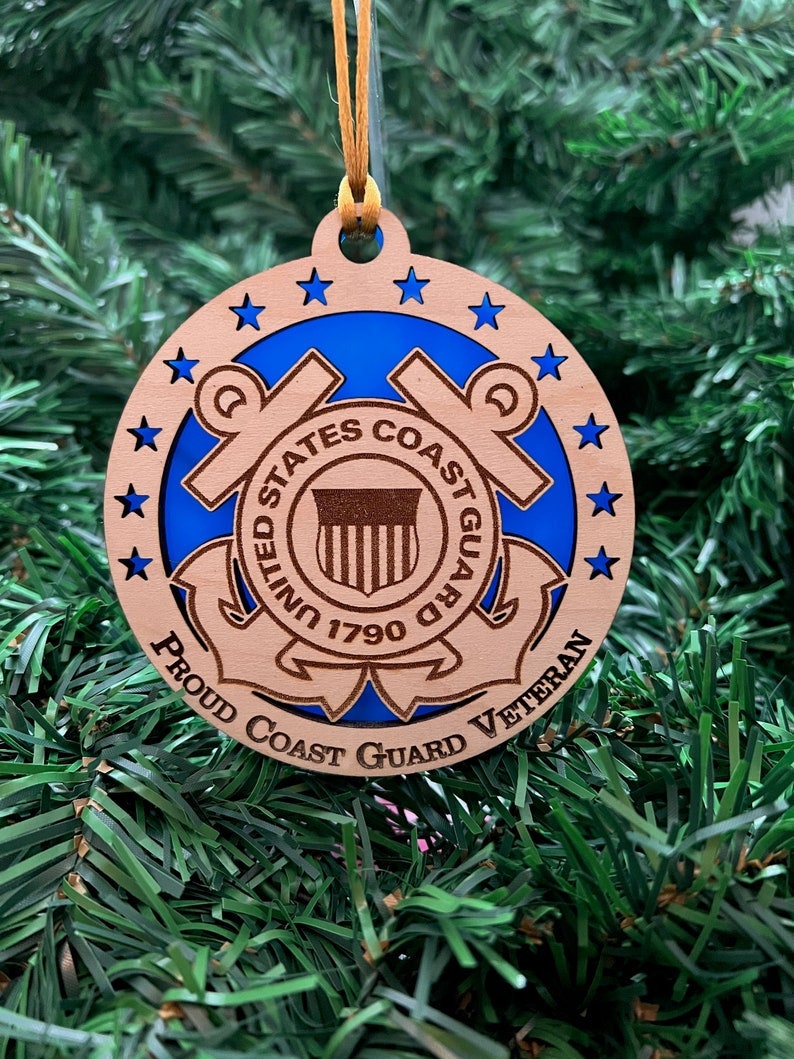 Proud Coast Guard Veteran Ornament