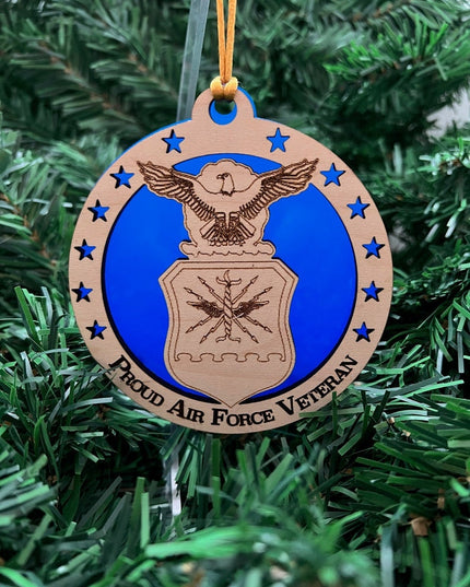 Set of 6 Proud Veteran Ornaments