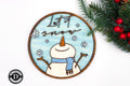 Let It snow 3D Sign