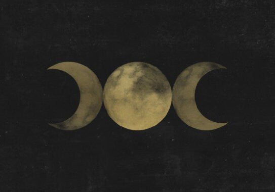 Black Triple Moon