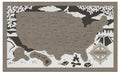 Camping Travel Map