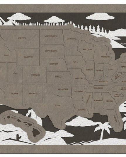 Landscape Travel Map