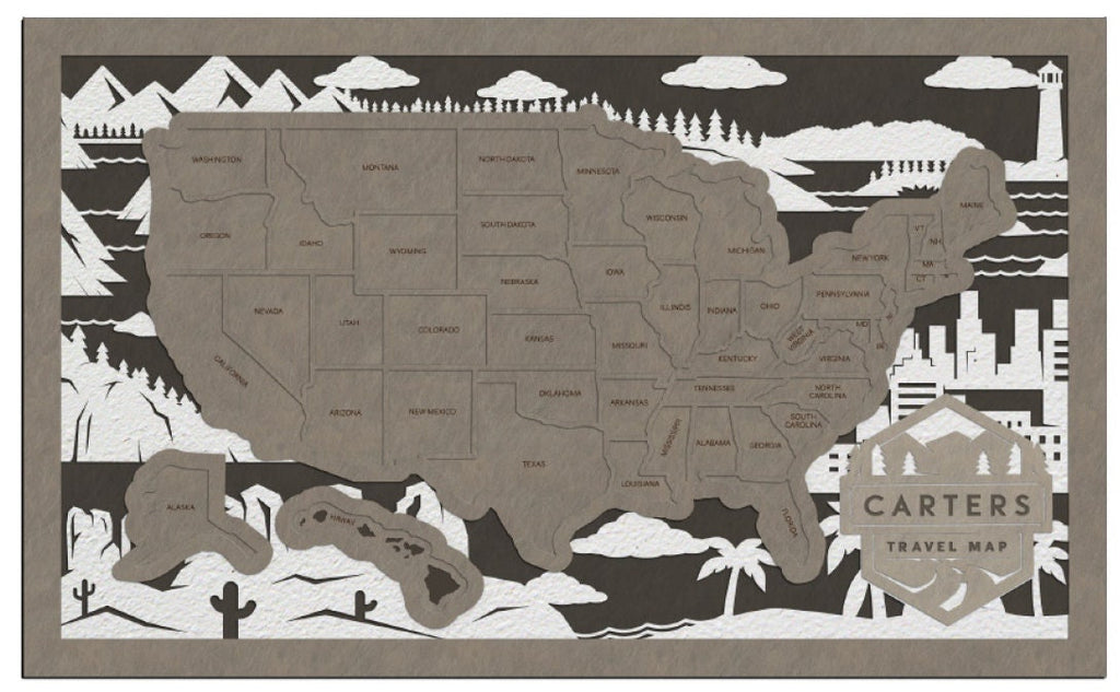 Landscape Travel Map