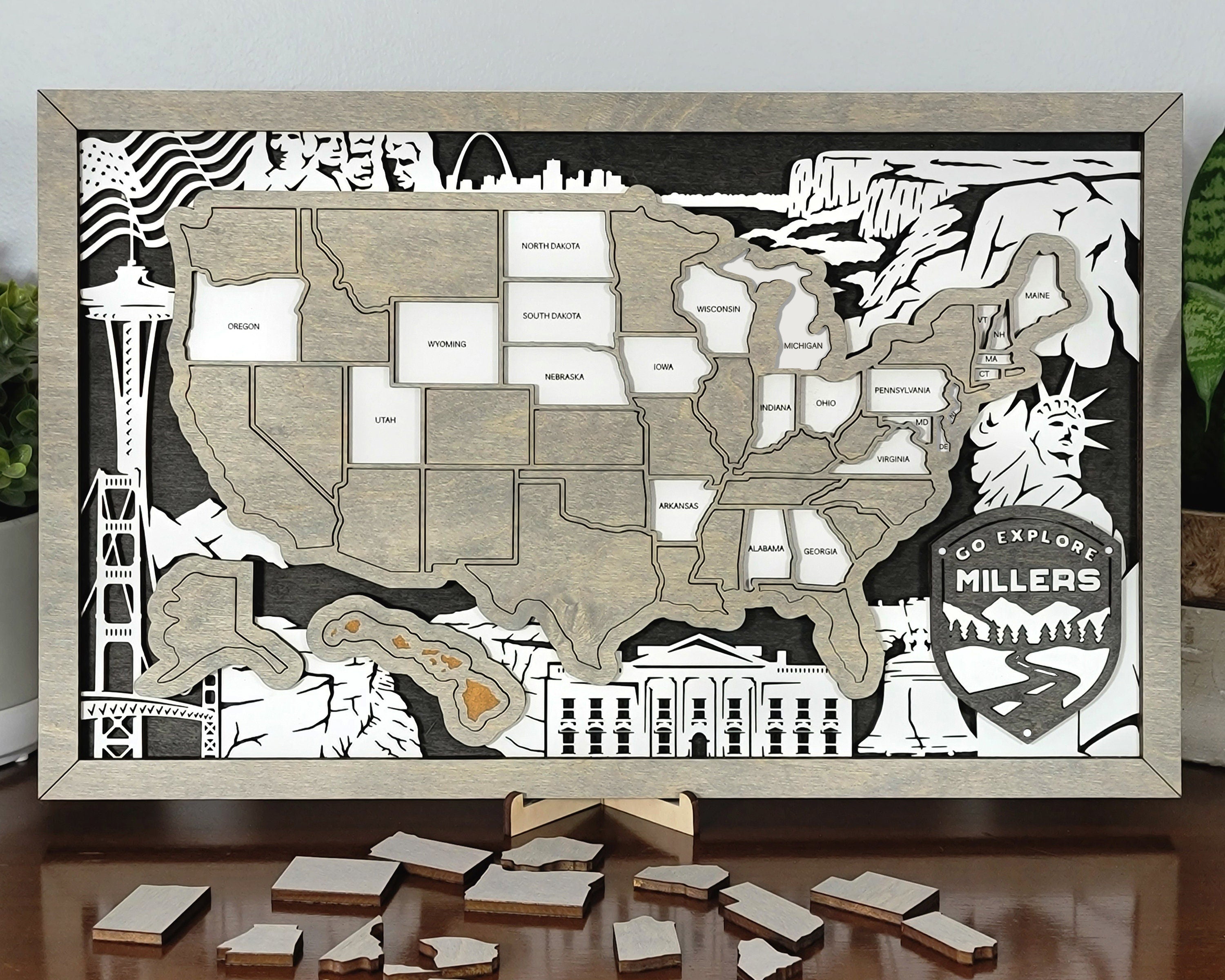 Landmarks Travel Map