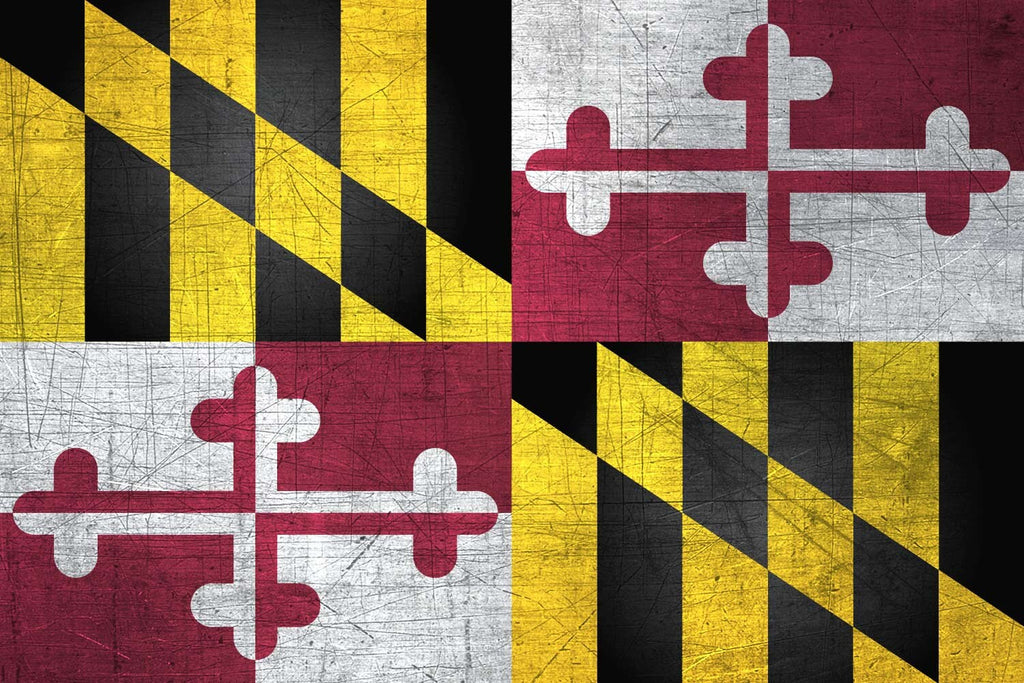 Maryland State Flag Pen Blank