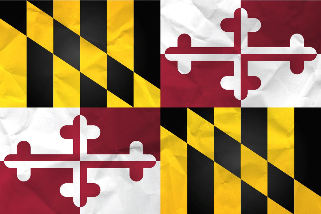 Maryland State Flag Pen Blank