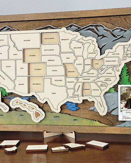 Mountains Travel Map