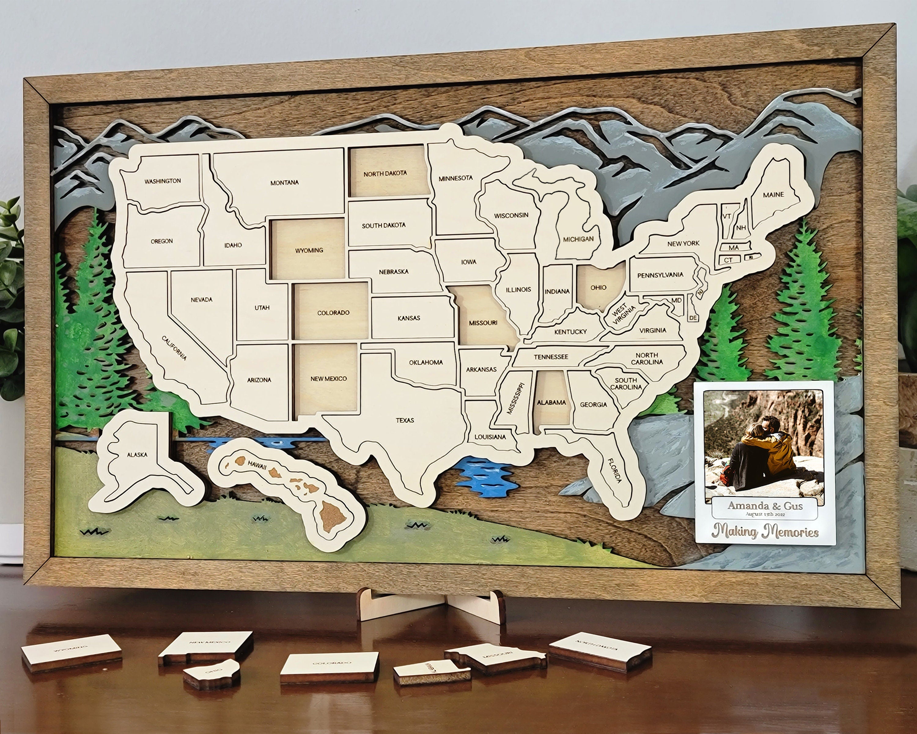 Mountains Travel Map