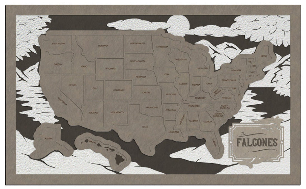 Lake Travel Map